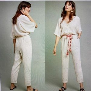 Anthropologie Soleil Jumpsuit XS